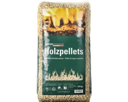 Holzpellets CH – Palette 66 Säcke à 15 kg (990 kg)