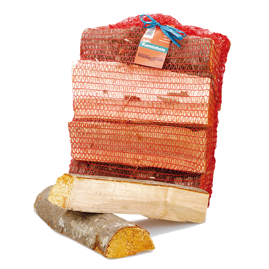 Thermospan® Kaminholz – Palette mit 90 Netzen à 12 dm³