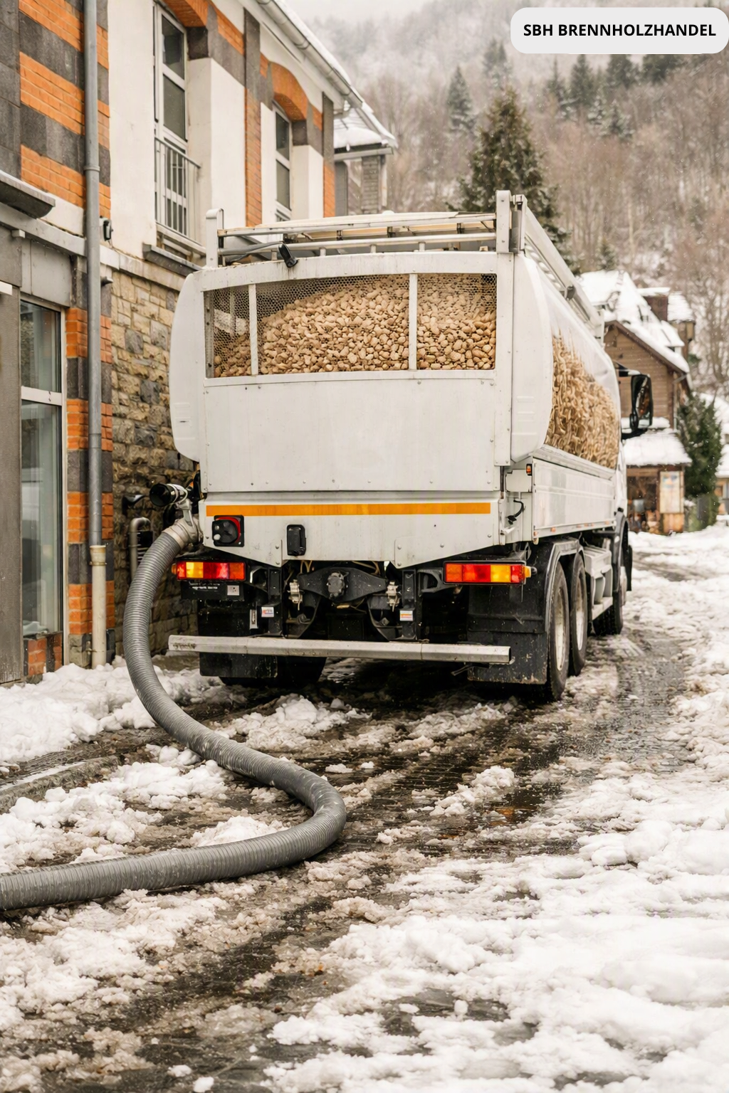 Thermospan® Holzpellets – Lieferung lose per Silowagen