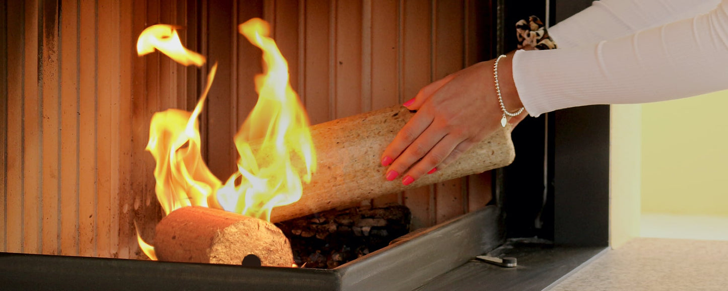 Thermospan® Holzbriketts – Palette mit 96 Packungen à 10 kg (960 kg)